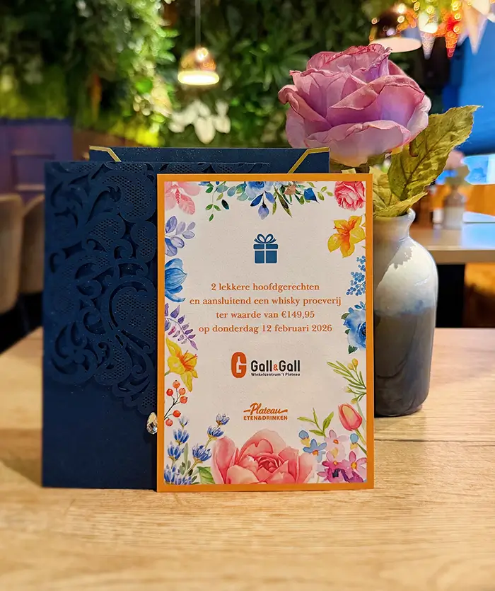Cadeabon Whiskey proeverij en hoofdgerecht kopie Cadeabon Whiskey proeverij en hoofdgerecht
