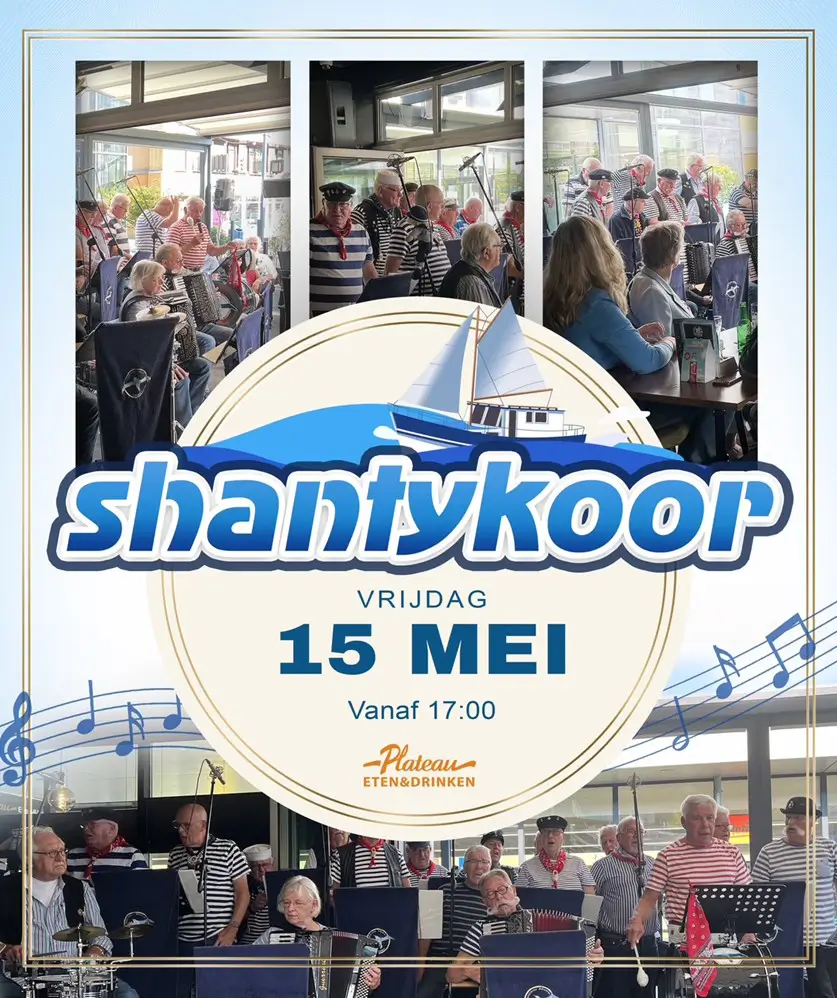 Een gezellige vrijdag avond met het shantykoor